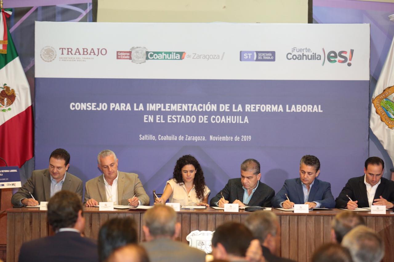 Conforma Coahuila Consejo Para La Implementaci N De La Reforma Laboral