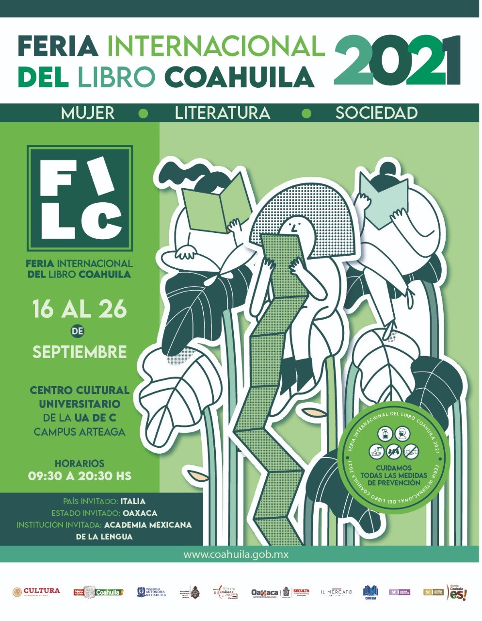 FERIA DEL LIBRO COAHUILA 2021 OFRECERÁ TRANSPORTE GRATUITO A SUS