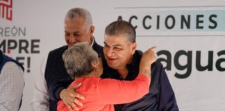 INAUGURAN MIGUEL RIQUELME Y ROMÁN CEPEDA NUEVO POZO DE AGUA EN TORREÓN
