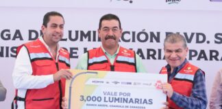 MIGUEL RIQUELME Y JOSÉ MARÍA MORALES ARRANCAN Y ENTREGAN OBRAS POR 75 MDP EN RAMOS ARIZPE