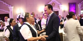 EN EQUIPO CON LAS Y LOS ENFERMEROS DE COAHUILA, FORTALECEMOS NUESTRO SISTEMA DE SALUD; MANOLO
