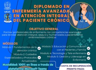 Ofrece UAdeC el Diplomado en Enfermería Avanzada en Atención Integral del Paciente Crónico