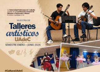 Invita UAdeC a la Muestra de Talleres de Formación Artística