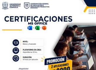 Ofrece UAdeC Certificaciones en Herramientas Digitales Microsoft con Modalidad en Línea