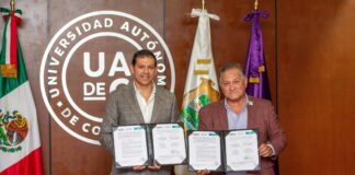 Firman Convenio Marco de Colaboración UAdeC y COECYT para la Difusión de Temas de Interés Científico, Tecnológico y de Innovación