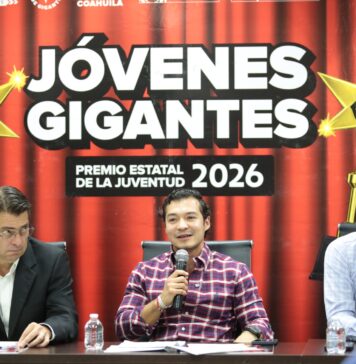 CONVOCA GOBIERNO DE COAHUILA AL PREMIO ESTATAL DE LA JUVENTUD “JÓVENES GIGANTES 2026”