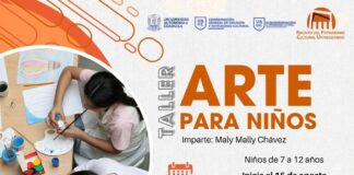 Ofrece UAdeC Taller de Arte para Niños en el Recinto del Patrimonio Cultural