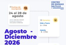 Inscríbete a los Cursos que Ofrece el Centro de Idiomas Saltillo de la UAdeC