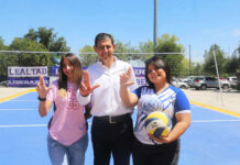 Rector de la UAdeC da la Bienvenida a Estudiantes de Nuevo Ingreso de la FCEyH e Inauguró Cancha de Voleibol del Plantel