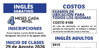 Inscríbete a los Cursos Sabatinos de Inglés del Centro de Idiomas Unidad Laguna de la UAdeC