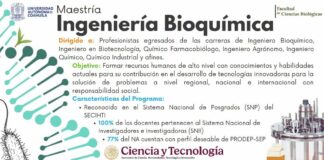 Prepárate en la UAdeC con la Maestría en Ingeniería Bioquímica