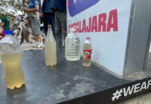Agua turbia en Guadalajara